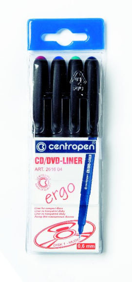 Popisovač Centropen 2616 sada 4ks
