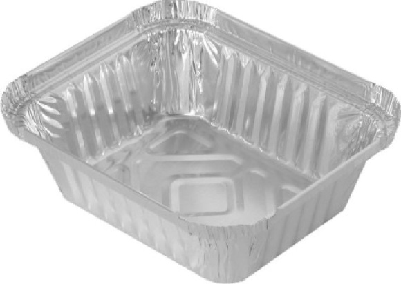 ALU miska hranatá 470ml 100ks