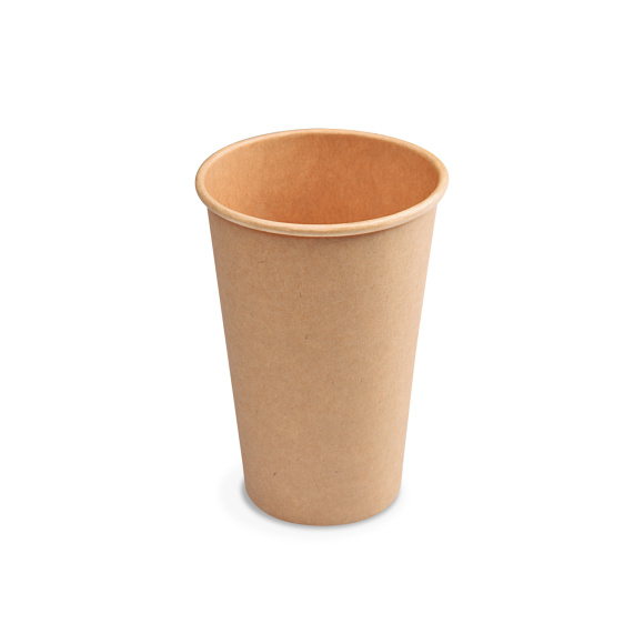 Pohár papierový 330ml L 80mm hnedý 50ks
