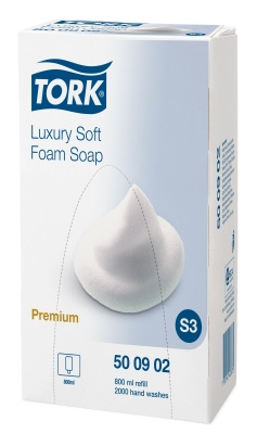 Mydlo T S3 penové luxusné 800ml 4ks