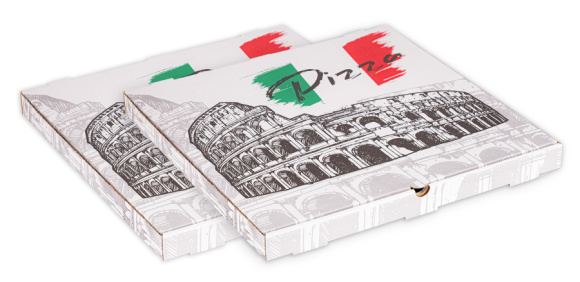 Krabica na pizzu 50x50x4cm s potlačou 50ks