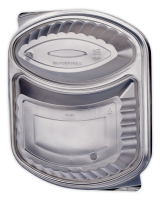 Miska do mikrovlnky s vekom PP, 2 D, 1200 ml,  200 ks