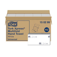 TORK Xpress® ekonomické papierové utierky Multifold ( interfold ), biele H2