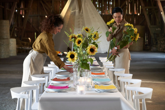 Servítky Dunisoft BIO  40x40cm biele 360ks