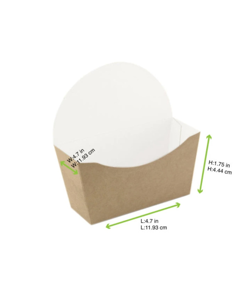 BOX BAGEL 120 x 120 x 40 mm, 1000 ks