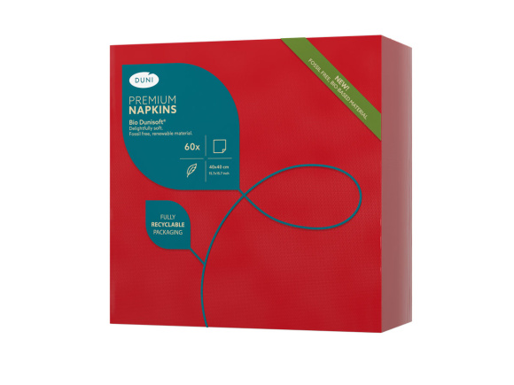 Serv. Dunisoft BIO  40x40cm červené 60ks