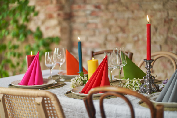 Servítky Dunisoft BIO  40x40cm červené 360ks